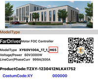 SIAECOSYS FARDRIVER ND72300 Electric Motorcycle Controller 300A BLDC Programmable for 3KW QSMOTOR