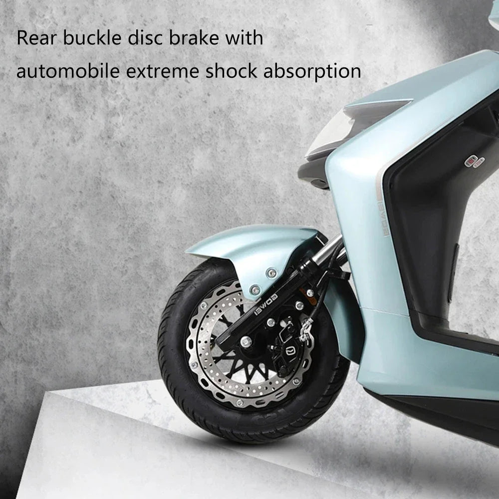 1200W 60V20A  Electric  Motorcycle with Lithium Battery Tire Max Load 200kg  Ebike for Men