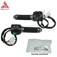 QSMOTOR 138 4000W 90H 7500W Max Continuous 72V 110KPH Mid Drive Motor Conversion Kit with Wire Harness EM200-2SP Controller