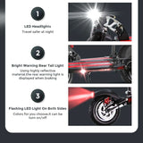 10 inch Electric Scooter Adult 45km/h 10'' Off-road Electric Scooter for Adult 50km Range 500W 800W 1000w Electric Kick Scooter