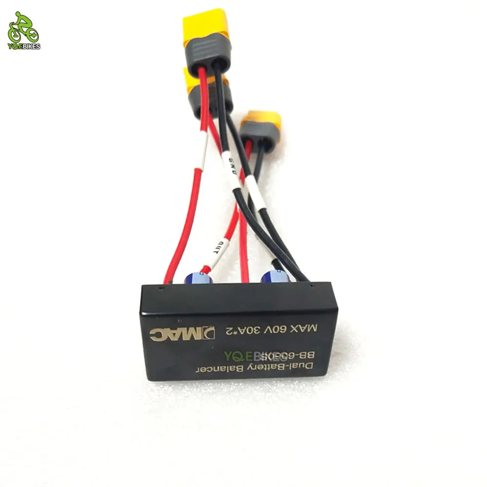 YQEBIKES Dual Battery Balancer Discharge Converter Connection Adapter Switcher 20V-60V 20Ah/30Ah Module Balanced Discharger