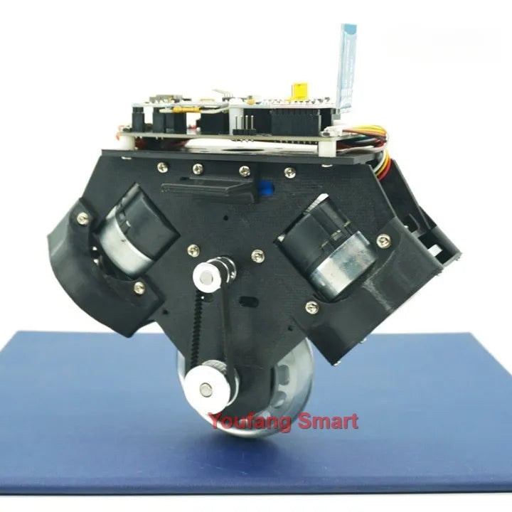 RC Tank Unicycle 3D Printing Smart Car for STM32 Robot  Kit Open Source Code APP Control Unicycle Balance Programmable Robot Car