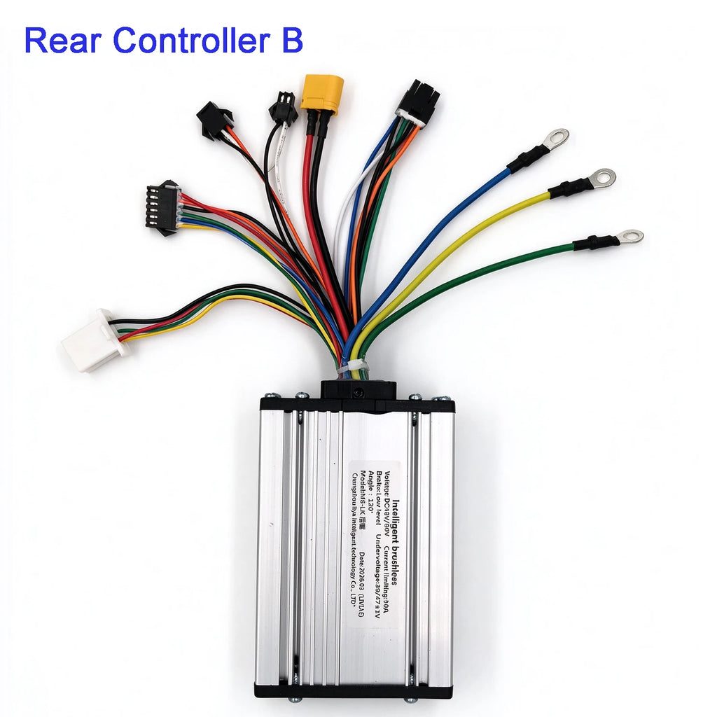REDDYDY RD2 60V Dual Motor Brushless Controllers (A & B) & Large LCD Display Kit (5000W)