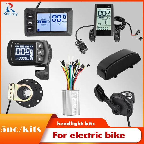 Brushless Controller 350W Speed Controller 500W  for E-bike Motor PAS Kits Display Waterproof  24V/36V/48V