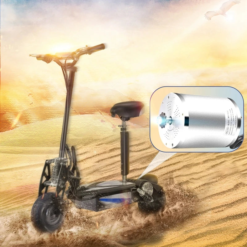 Kunray E-motor Bike Brushless Motor with Controller Conversion Kits 36V 1000w for Scooters Go-Karts Motor 3000w 72v