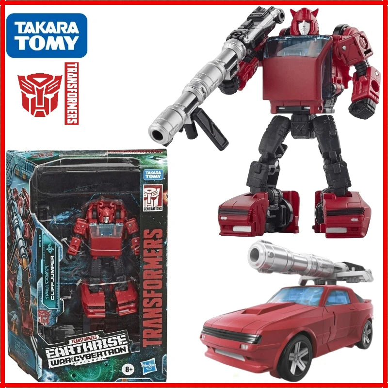 original  Transformers G Series Earthrise WFC-E7 Cliffjumper Collect Figure Anime Robot Anime Action Models Kid Gifts Stitch