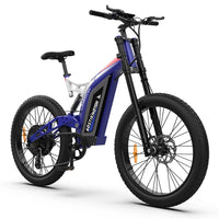 AOSTIRMOTOR S17 1500W Ebike 26 In 4.0 Fat Tire Electric Mountain Bike 48V 20Ah Lithium Battery Beach Bicycle Cruiser City Ebike