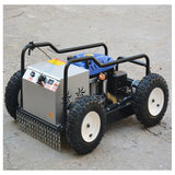 New Four Wheel Electric Robotic Turn Lawn Mower for Grasscutting Tractor Lawn Remote Control  Lawn Mower Machines