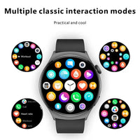 Gaines Fashion Smart Watch QX10 Men 1.43inch Amoled Large Screen Bluetooth Call Music Player AI Voice Sport Fitness Women Smartwatch