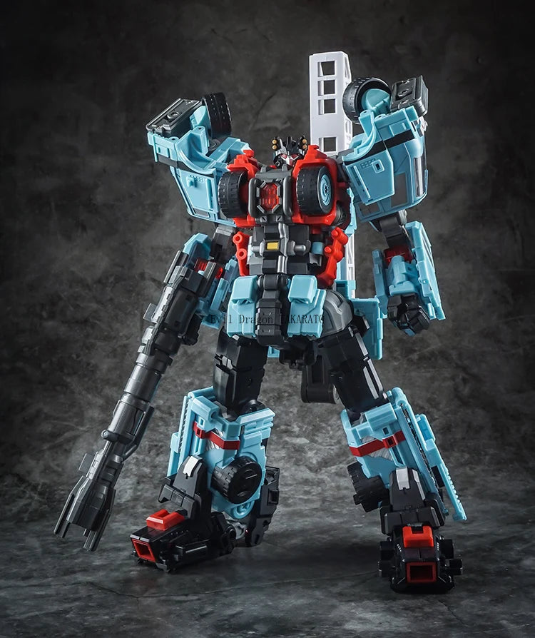 In stock Transforming Toy 5 in 1 Defensor Model YM-17 YM17 Vulcan Hotspot KO Action Figure Robot Model Collection