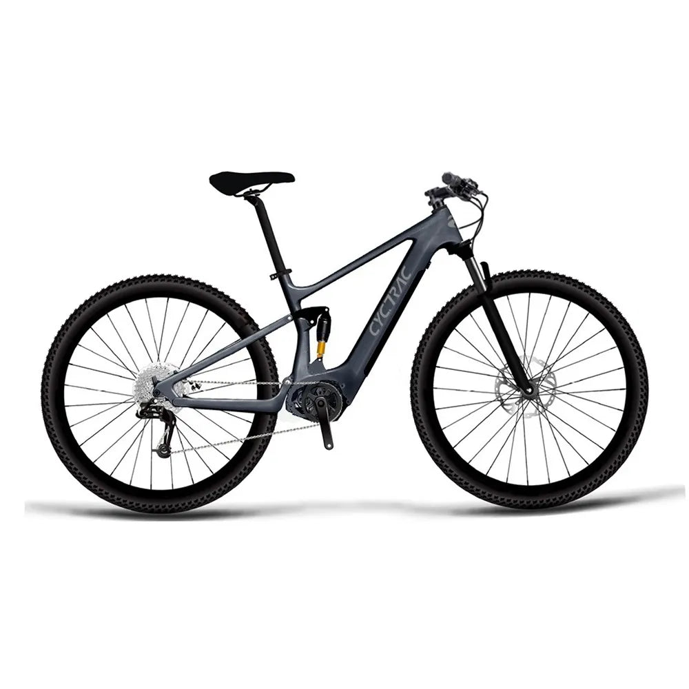 TWITTER EM9Carbon fiber Bafang frame mid-mounted motor electric assist mountain bike full shock absorber soft tail bicycle frame