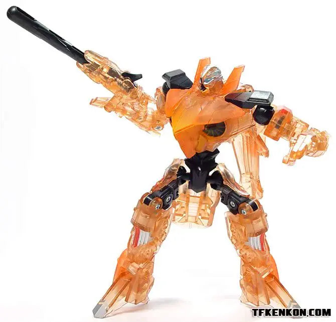 In Stock Transformers 2007 Movie Japan C3 Limited Transparent Meteorite Optimus Prime Red Spider Transformer Robot Toy Gift