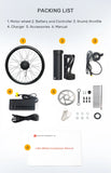 LVBU Best Selling KN20S 250W 350W Front / Rear Drive E Bike Conversion Kit With 36V Electric Bicycle Lithium Battery Included