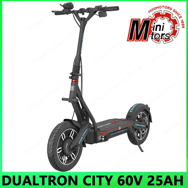 NEWEST CITY 60V 25AH Electric Scooter Motor Max 4000W kateboard Dual Motor 15 inch Tire Minimotors DT CITY