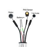 KT Controller BLDC Motor Brushless Controller LCD3 Display E-bike Hub Motor Controller E-bike Brushless Electric Scooter Display