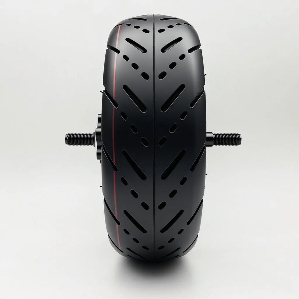 Kunray 10-Inch Electric Scooter Rear Wheel Hub Motor (36V 500W, Peak 1000W) with 90/55-6 Tubeless Tire & Disc Brake Mount