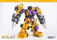 New Transformation Toys Robot Master Made SDT-09 SDT09 Demolisher Devastator Full Set 5 in 1 Yellow Version Figure in stock