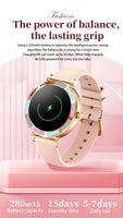 Gaines H20 Women Fashion Smart Watch Bluetooth Calling Wristwatch Health Monitoring AI Voice Sports Fitness Lady Luxury Smartwat