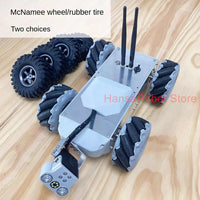 Wireless Reconnaissance Pipeline Detection Robot Car Chassis HD Image Transmission 200m Remote Control Mecanum Wheel Car