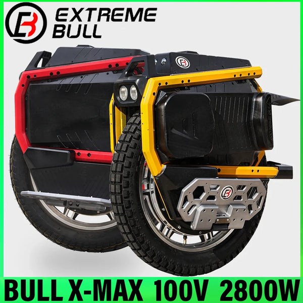 Begode EXTREME BULL X-MAX Unicycle Gotway 2800W 100V 1800Wh Electric Monocycle XMAX