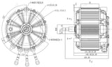 New SiAECOSYS SIA155-48 18kW Peak PMSM Hairpin Motor High Quality Assurance Hairpin Motor Similar Technology with Tesla