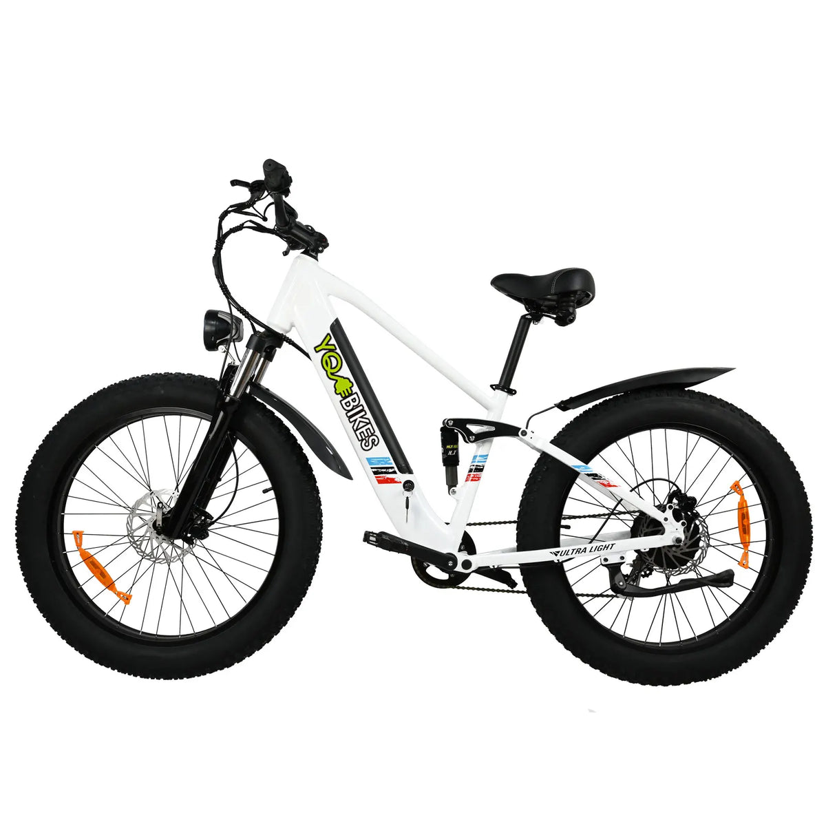 USA Warehouse 26inch Fat Tire Electric Mountain Bike 500W Motor 12Ah Battery SHIMANO 8 Speed Cheap ebike electric bicycle