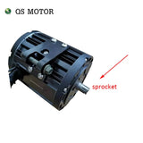 QSMOTOR QS138 90H 4000W 7500W 72V Mid Drive Motor IPM PMSM 100KPH for Electric Motorcycle ATV