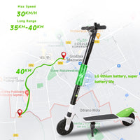 ES2 Electric Scooter 8.5 inch Tire EScooter 250W Motor 25km/h Max Speed 36V12.5Ah LG Battery 35km Mileage Sharing Scooters Italy