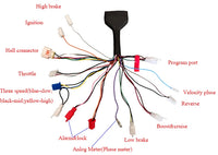 US STOCK QS 138 4000W 90H 7500W Max Continuous 72V 110KPH Mid drive Motor Conversion Kit with ND72530 Controller DKD display