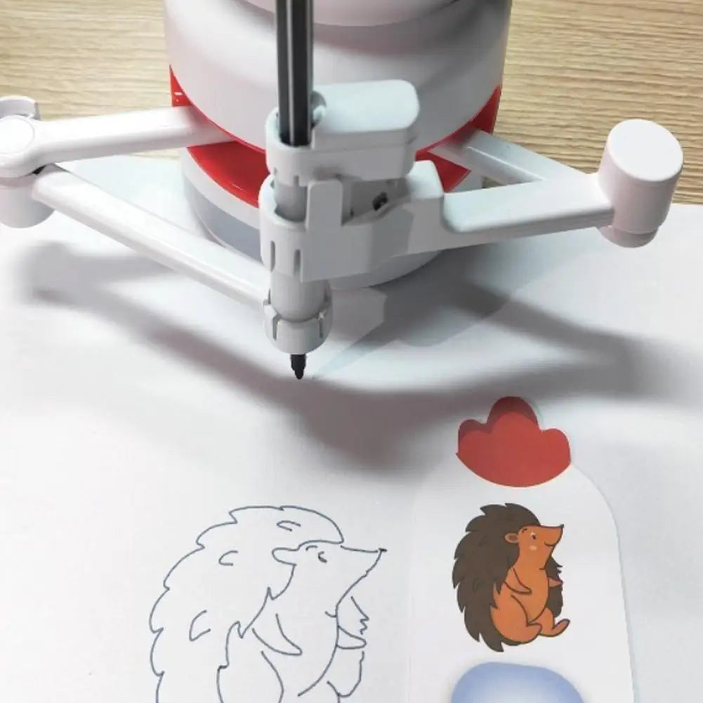 Educational Electric Drawing Robot for Kids Intelligent Painting Robot for Children Genius Kit Automatic Robot Toys Art Teacher