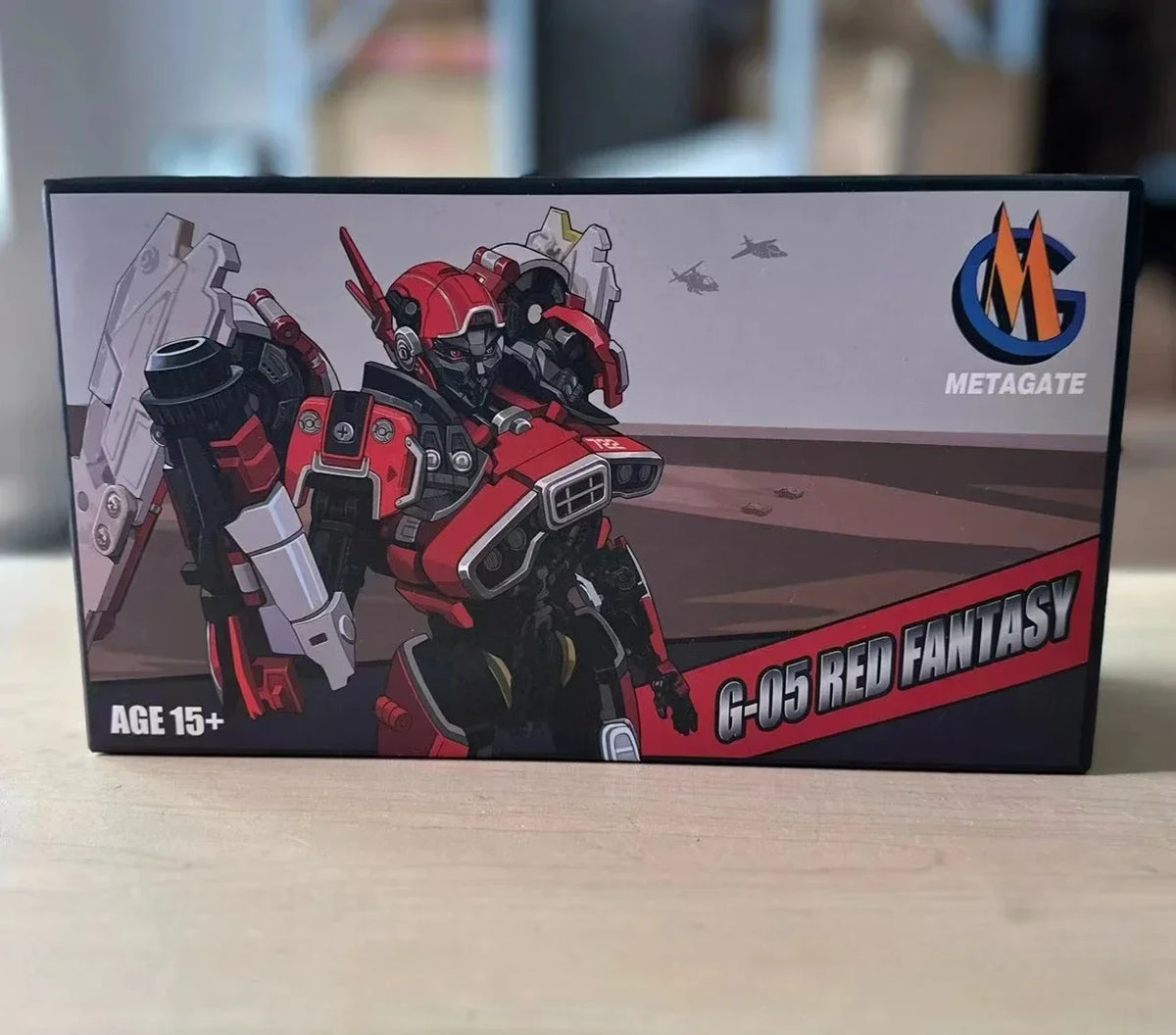 【IN STOCK NOW】 MetaGate Transformation MetaGate-G05 MG G-05 2.0 VER Shatter Red Fantasy High Quality Robot Action Figure Toys