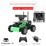 JetAuto ROS 4WD Robot Car with Lidar Depth Camera Touch Screen for Jetson Nano Robot DIY Kit Support SLAM Mapping and Navigation
