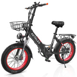 KETELES KS9 500W Motor E-Bikes 17.5AH Lithium Battery Electric Bicycle 20 in Fat Tire Folding Electric Bike