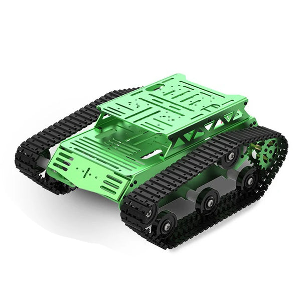 5KG Load Metal Tank Chassis with 8V DC Encoder Motor Intelligent Car Tracked Vehicle ROS Chassis Robot Chassis Metal Motor