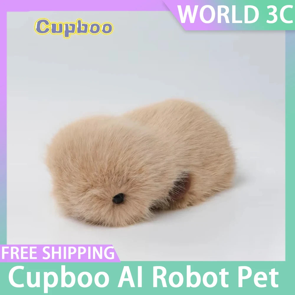 Cupboo Ai Robot Intelligent Pet Plush Machine Pet Baby Companion Interactive Robot Room Decoration Gifts Christmas Child Toys