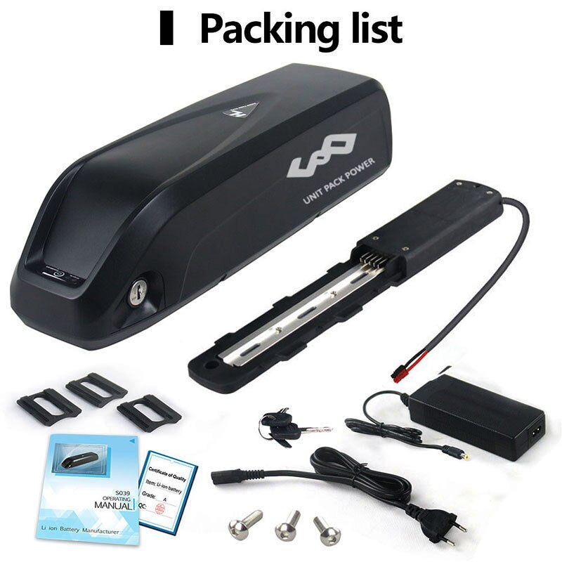 Hailong 36V, 48V and 52V eBike Battery Options - Multiple Voltages with Up to 19.2Ah Capacity