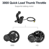 E-Bike Thumb Throttle For Bafang Mid Drive Motor 3PIN Female Accelerator for Ebike Bicycle Conversion Kit parts wuxing brand