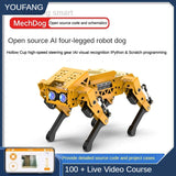 ESP32 Quadruped AI Robot Dog Mechdog Visual Bionic Robotics Kit For Arduino for Python for Graphical Programmiable Robotic Dog