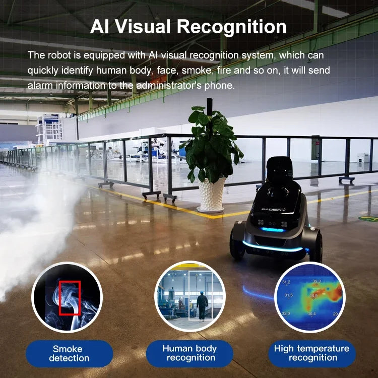 Indoor Intelligent Control Autonomous Construction Security Crawl Space Inspection Robot