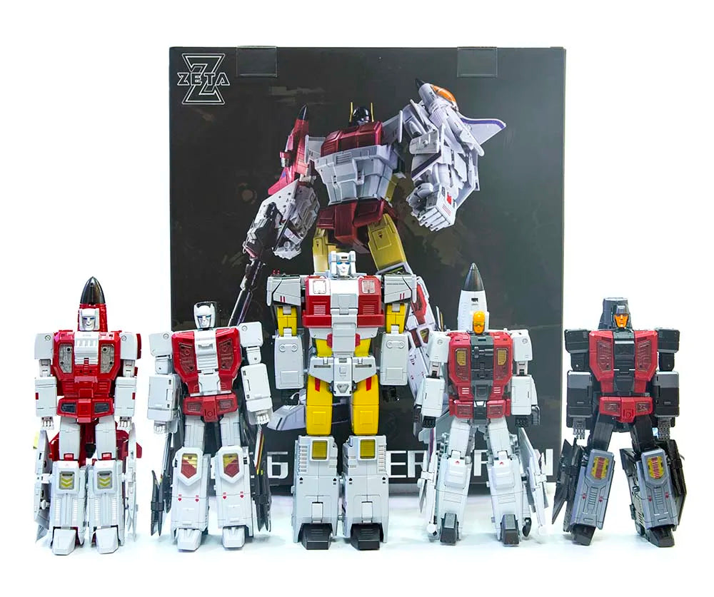 New Transformation Toys Robot Zeta Toys ZB-06 Superion Superitron Animation color Metallic Paint Gift box Version Action Figure