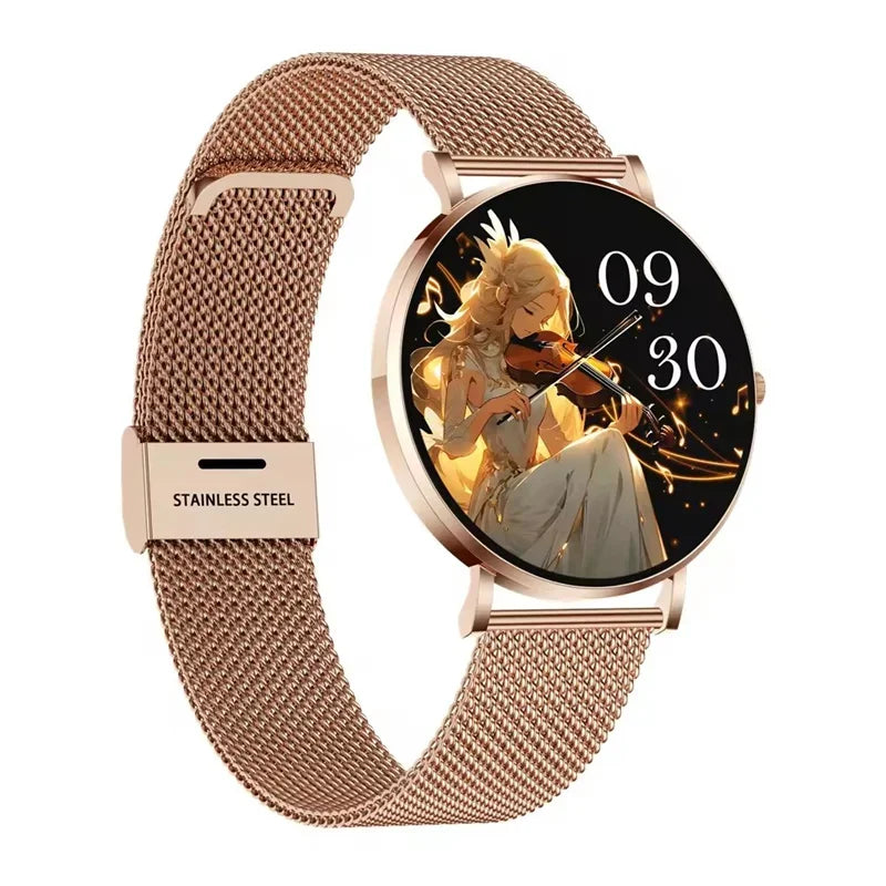 Gaines Fashion Smart Watch DW01 Ultra Thin Body 1.32 inch AMOLED Screen Men Woman HD Bluetooth Call Smartwatch Sport Fitness Tra