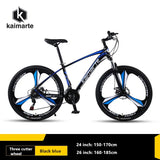 KAIMARTE Mountain Bike 24Inch 26Inch 21/24/27Speeds Disc Brake Aluminum Alloy Frame Adult Mountain Bicycle