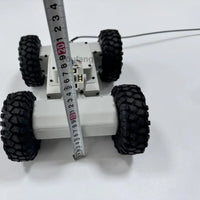 4WD Robotic Car Threading Pipeline Robot Ceiling Hole Reconnaissance Vehicle Video 100m Wired Transmission RC Tank with Handle