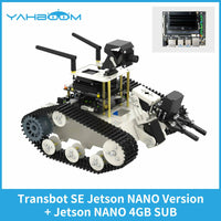 Yahboom Transbot SE ROS Robot AI Vision Tank Car with 2DOF Camera PTZ Can MoveIt Simulation for Jetson NANO B01 and RaspberryPi5