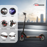 Two Wheels 1600W Dual Motor Electri Scooters Fast 45km/h Speed Delivery 10 Inch Off Road Adults Mobility Scooter Free Shipping