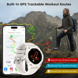 KOSPET TANK S2 GPS Smart Watch Women Compass Barometer Altimeter Bluetooth Call AI Assistant AMOLED IP69K Waterproof Smartwatch