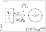 Sales Clearance！QS Motor 260 2000W V1 Single Shaft Hub Motor in 650RPM at 48V for Electric Tricycle and Car