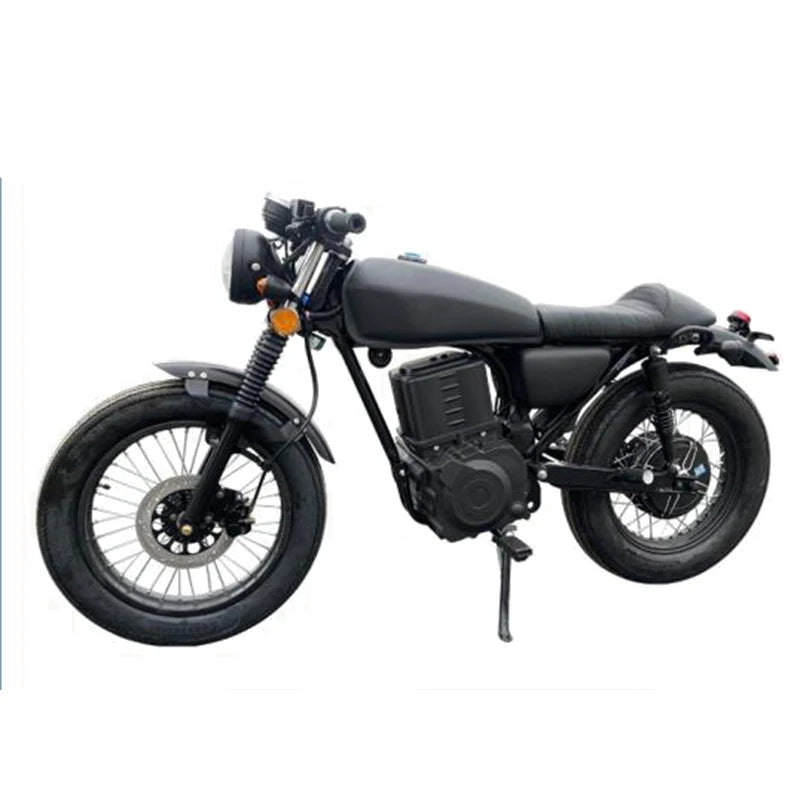 2022 china electric motorcycle vintage cafe racer 40ah lituim battery removable 2000w 3000w controller