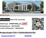 Nanjing Yuanqu 80A/260A Fardriver Controller ND72260-X80  QS MOTOR Controller Transparent Casing for Ebike Electric Motorcycle