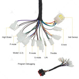 New QSMOTOR QS138 90H V3 with 1:2.35 gear box Rated 4KW 7200rpm Mid Drive Motor Kits with EM200-2SP Controller 200A 600A